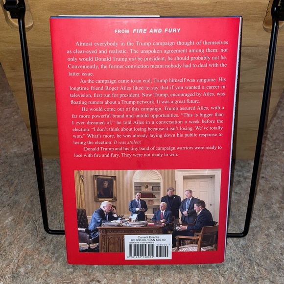Fire And Fury Inside The Trump White House by Michael Wolff/Hardcover - Picture 2 of 2